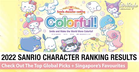 Sanrio Character Ranking Results Including Unexpected Favourites