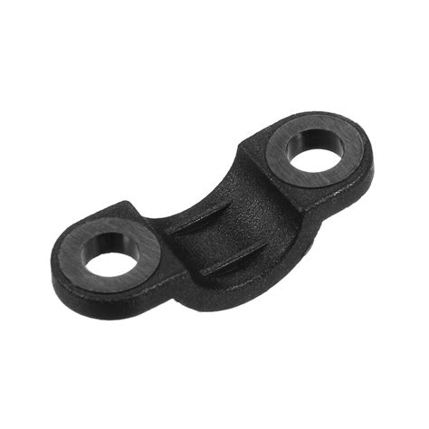 Pcs Nylon Cable Clamp Wire Pipe Fastener Fixing Clip Curve Black