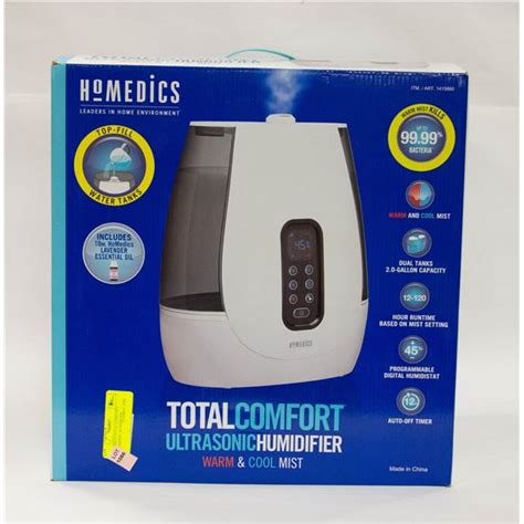 HOMEDICS TOTAL COMFORT ULTRASONIC HUMIDIFIER
