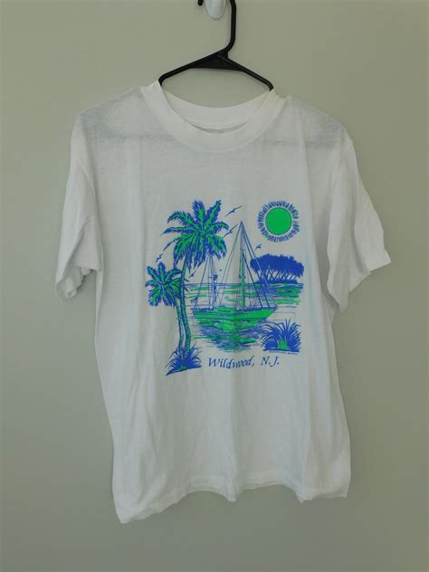 Vintage 80s Wildwood Nj T Shirt New Jersey Shore Vacation Destination