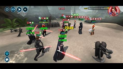 Darth Malgus Vs R7 R8 Starkiller Team YouTube