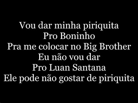 Juliana Bonde Do Forró QUEM VAI QUERER MINHA PIRIQUITA letra