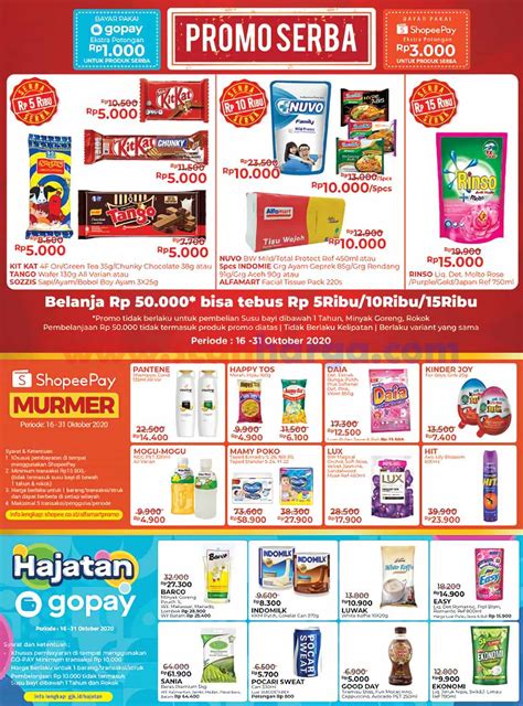 Katalog Alfamart Promo Terbaru Oktober Scanharga