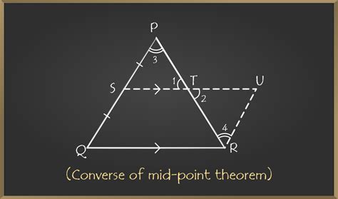 Mid Point Theorem Statement Proof Converse Examples Problems