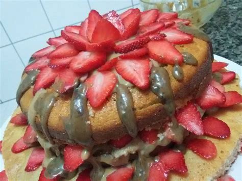Naked Cake De Morango Doce De Leite