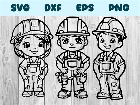 Construction Worker Svg Construction Worker Png Construction Worker