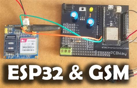 ESP32 With GSM Sim900A GSM WIFI IOT GSM ESP32 And GSM