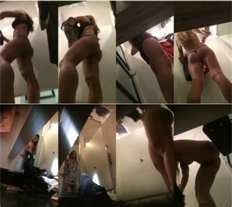 Peep On Attractive Naked Woman In Fitting Room VoyeurHome