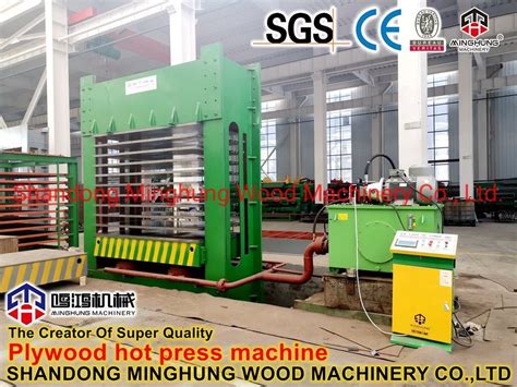 High Pressure Melamine Board Hot Pressing Machine For Melamine Plywood Production SHANDONG