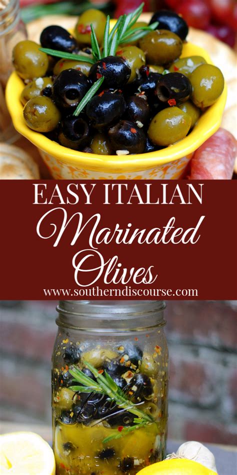 Easy Italian Marinated Olives Southern Discourse