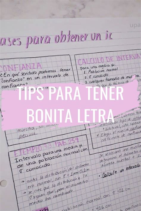 Tips Para Mejorar Tu Letra Y Para Tener Bonita Letra Bonita Letra Como Hacer Letra Bonita