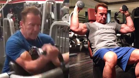 Arnold Schwarzenegger Working Out Age 71 💪 Youtube