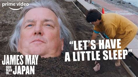 James May Shows Off His Chopstick Skills Gets Buried In Hot Sand