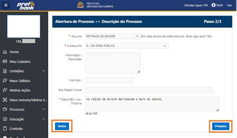 PrefBook Como Abrir Um Processo EaD PSJC