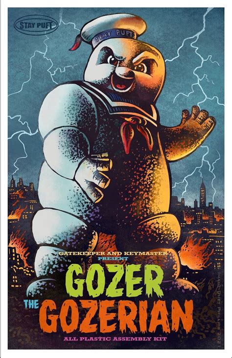 Gozer the Gozerian Model Box Art 11 X 17 Limited Edition Print 50 - Etsy