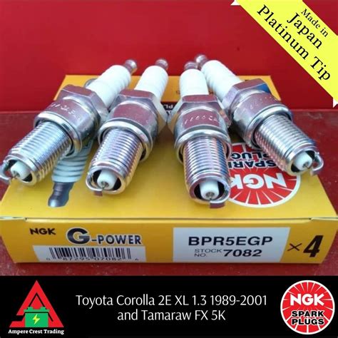 Ngk Spark Plug G Power Platinum Alloy Bpr Egp For Toyota Corolla E