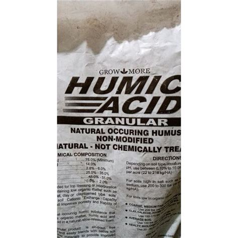 Humic Acid Granular Kilo Soil Conditioner Grow More Usa Humic