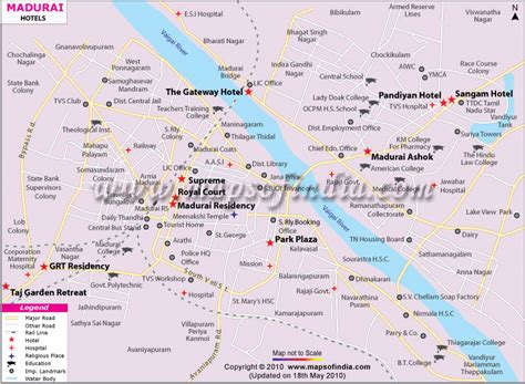 Madurai Map - India