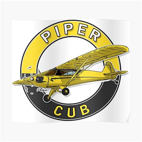 "Piper Cub" Poster for Sale by Statepallets | Redbubble