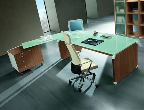 Modern Glass Office Furniture Strong Project