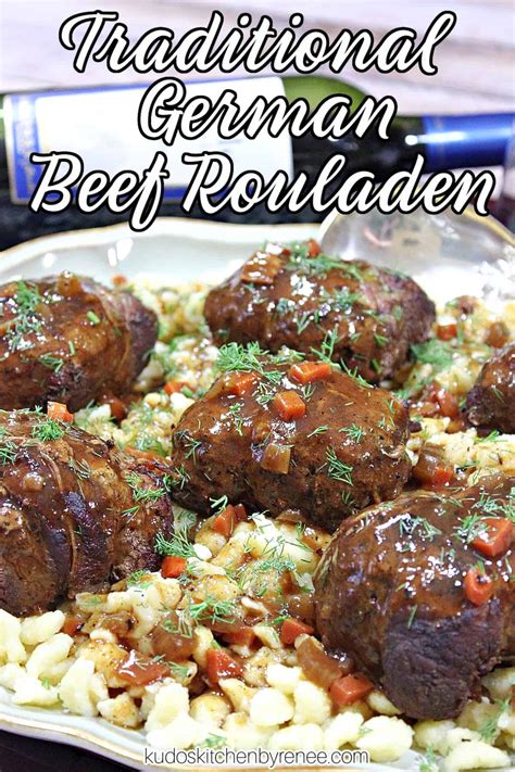 German Beef Rouladen Is A Beef Round Steak That Is Pounded Thin