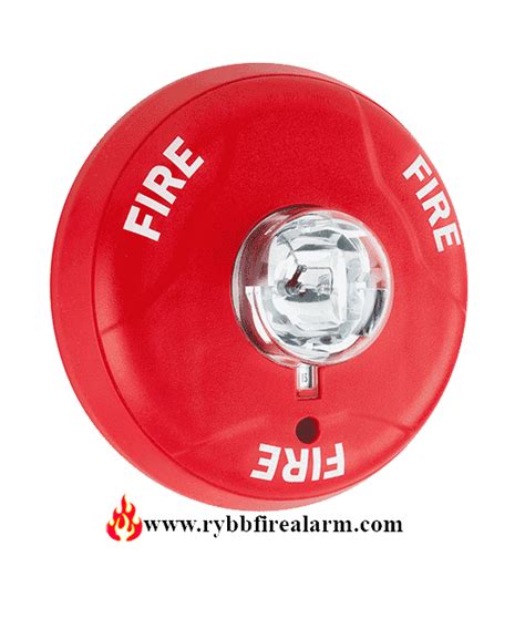 System Sensor SCR Red Ceiling Strobe - Rybb Fire Alarm