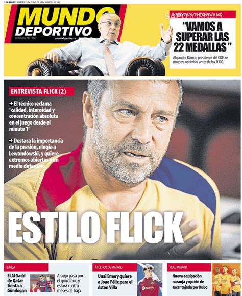 Mundo Deportivo Jul Jornais E Revistas Sapo Pt Ltima