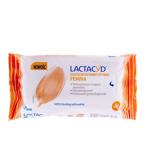 Lactacyd Femina Chusteczki Do Higieny Intymnej Sztuk Dr Max Drogeria