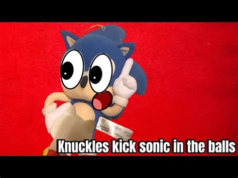 Knuckles Kicks Sonic In The Balls YouTube