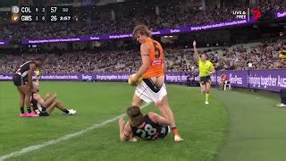 AusCAPS Aaron Cadman Nude In GWS Vs Collingwood
