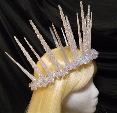 Icicle Snow Crown Queen Winter Ice King Icicle Headpiece