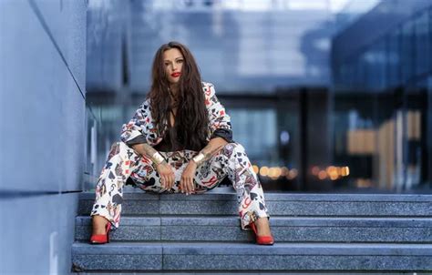 Wallpaper Girl Lingerie Dress Model Pretty Tattoo Sweet Long Haired For Mobile And