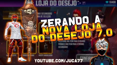 Free Fire Ao Vivo Zerando A Nova Loja Do Desejo Jogando