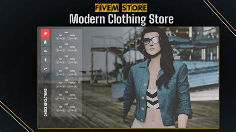 QBCore Clothing System FiveM Character Creation Clothing Store