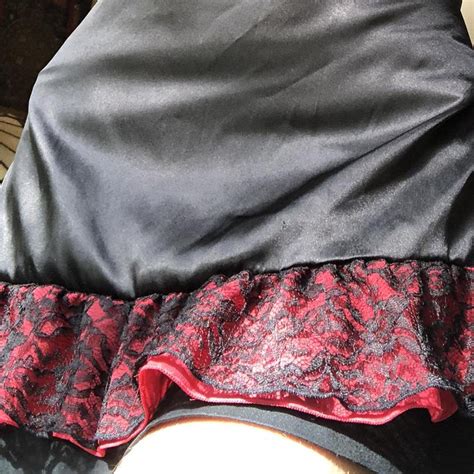 Vintage Mini Lingerie Lace Slip Dress Like Depop