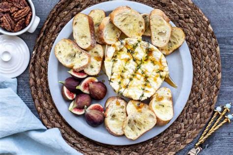 Baked Camembert With Hot Honey Vanilla Bean Cuisine