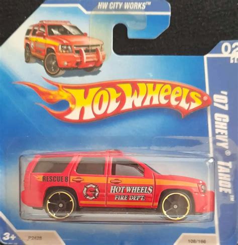 Hot Wheels City Works Chevy Tahoe Universo Hot Wheels