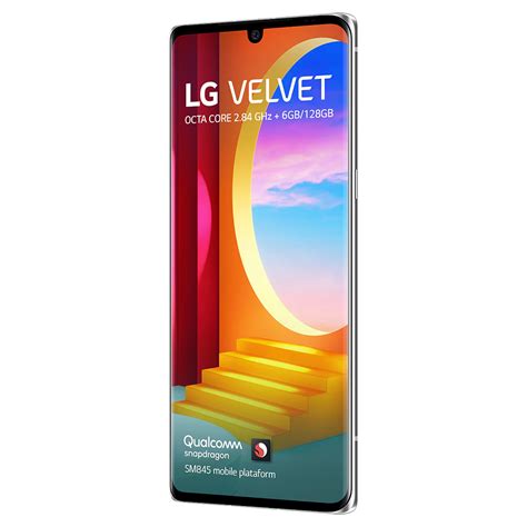 Smartphone LG Velvet Aurora White Só Phones Off