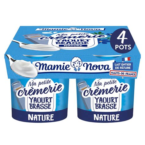 Yaourt Brass Nature Mamie Nova Ma Petite Cremerie Les Pots De G