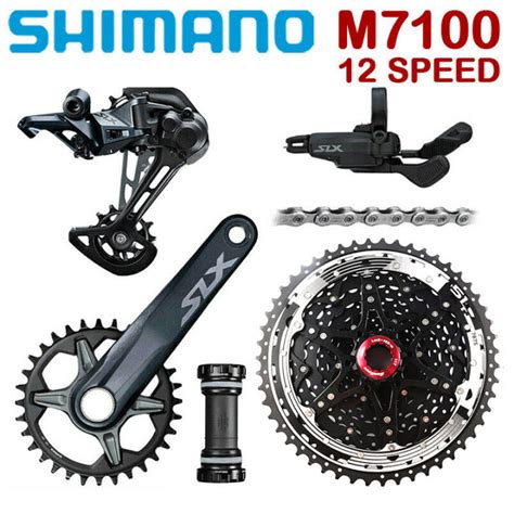 Shimano SLX M7100 Groupset 1x12 Speed MTB M7100 170 175mm 32 34T