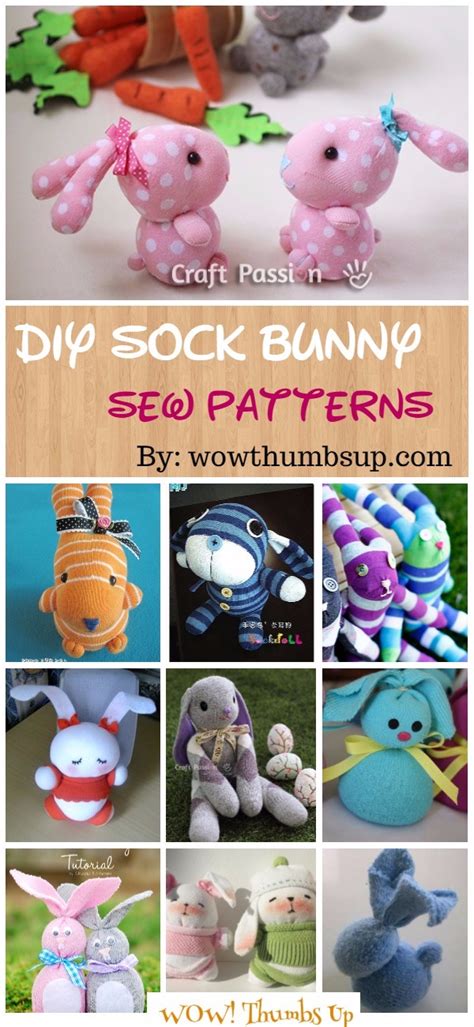 Diy Sock Bunny Sew Patterns Sock Bunny Softies Tutorial