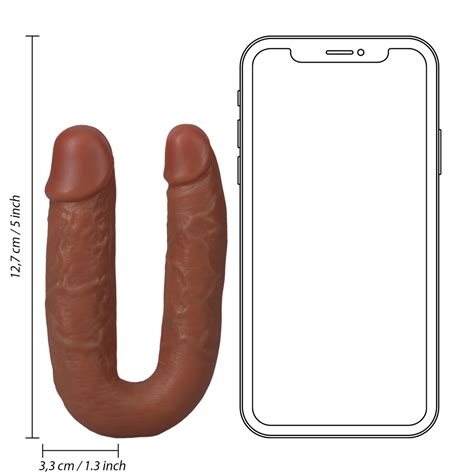 U Vormige Dubbele Dildo 12 7 Cm Bruin Bestel Online Bij Erotic Treasure