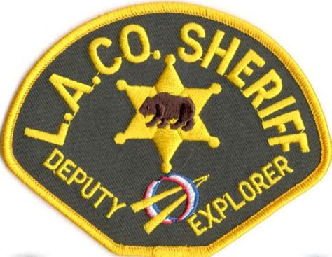 Los Angeles Sheriffs Department Explorer Shoulder Patches 20 Off