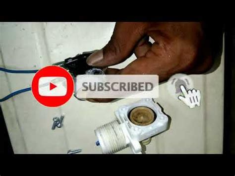 How To Work Water Inlet Valve Full Automatic Washing Machine Repair