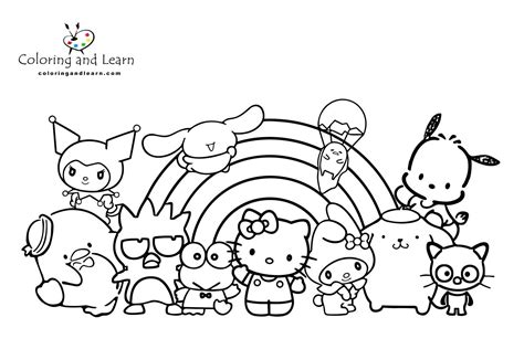 Sanrio Coloring Pages FREE 2024 Coloring And Learn