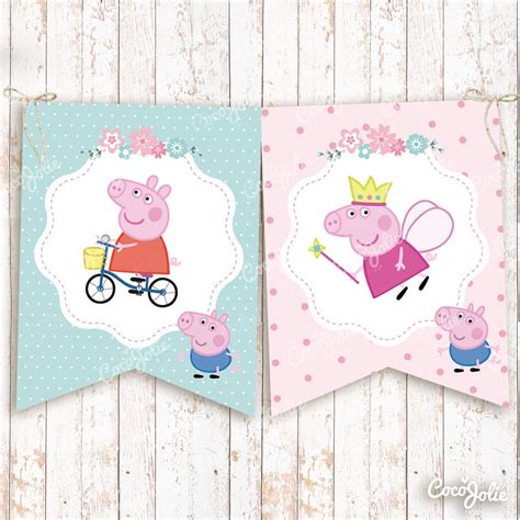 Kit Peppa Pig Imprimible Personalizable