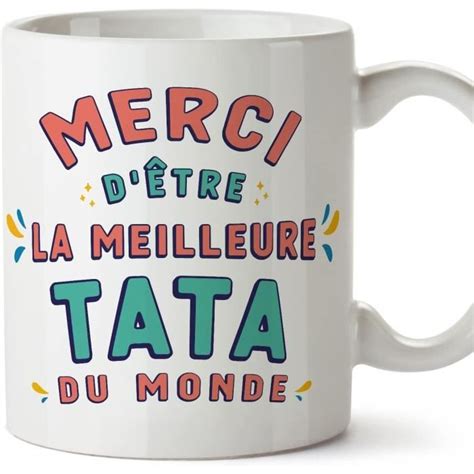 Li Tasses Pour Tante Tata En Fran Ais Cadeau Original Pour Tante