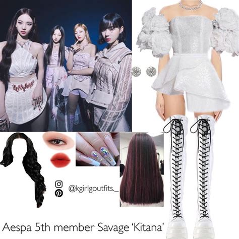 Aespa Th Member Savage Korean Fashion Kpop Inspired Outfits Kpop