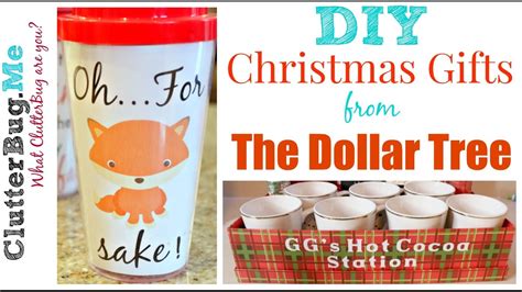 DIY Christmas Gift Ideas From The Dollar Tree YouTube