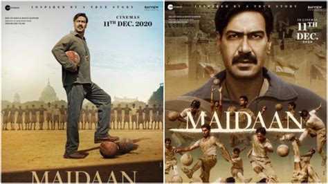 Ajay Devgn Announces Maidaan New Release Date With Engaging Posters India Tv